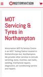 Mobile Screenshot of motorvation-ltd.co.uk